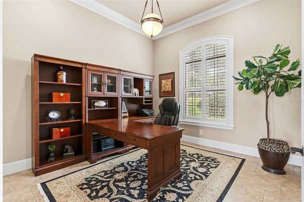 Home Office, Interior, Pendant Lights
