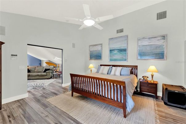 Bedroom, Interior, Wood Texture Flooring