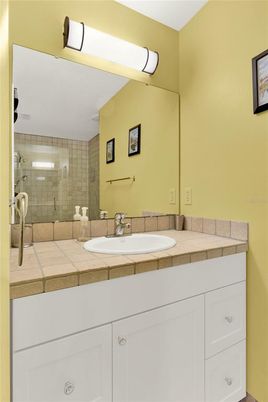 Bathroom, Glass Shower, Interior, Tile Countertops