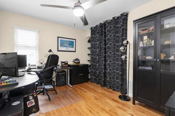 Home Office, Interior, Wood Texture Flooring