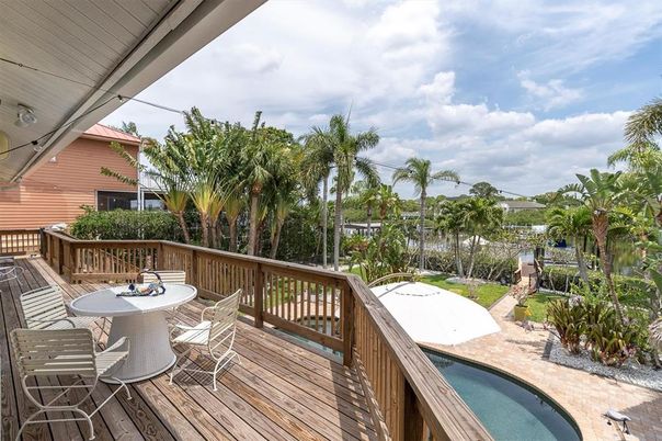 Exterior, Pool, Wood Texture Flooring