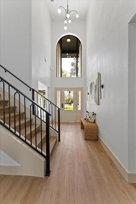 Interior, Pendant Lights, Wood Texture Flooring
