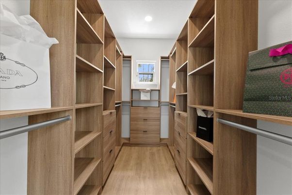 Interior, Recessed Lighting, Walk-in Closets, Wood Texture Flooring