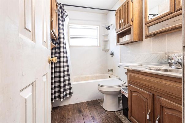 Bathroom, Interior, Wood Texture Flooring