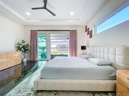 Bedroom, Interior, Recessed Lighting