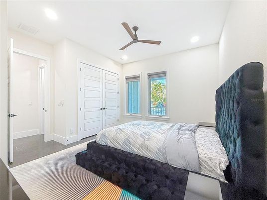 Bedroom, Interior, Recessed Lighting