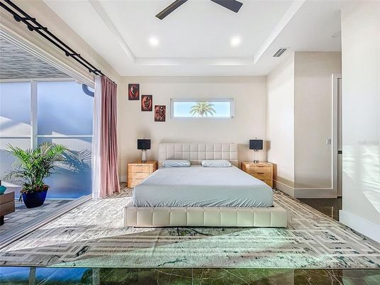 Bedroom, Interior, Recessed Lighting