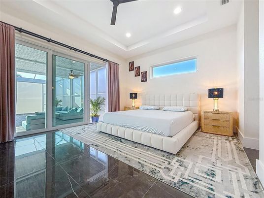 Bedroom, Interior, Recessed Lighting