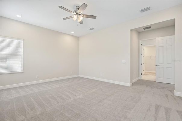 Empty room, Interior, Recessed Lighting