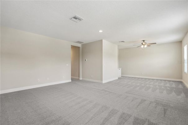 Empty room, Interior, Recessed Lighting