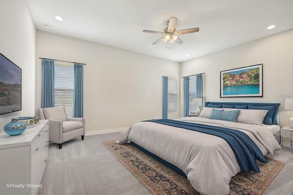 Bedroom, Interior, Recessed Lighting