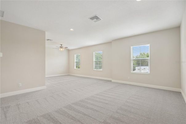 Empty room, Interior, Recessed Lighting