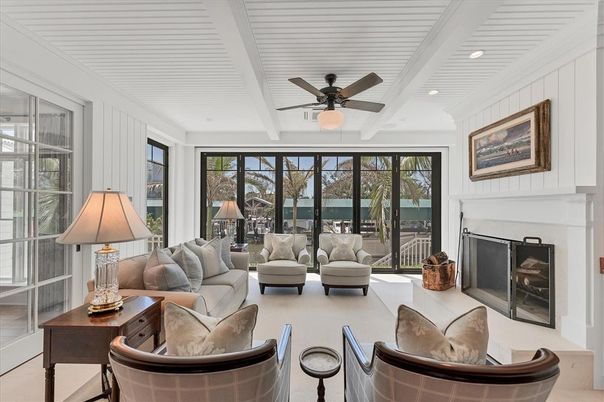 Fireplace, Interior, Living room, Recessed Lighting