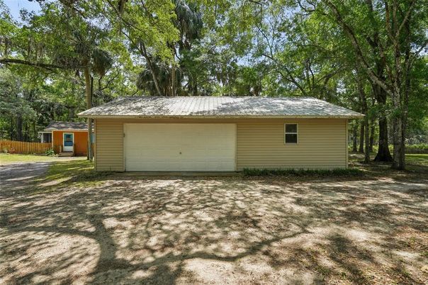 Backyard, Detached Garage, Exterior