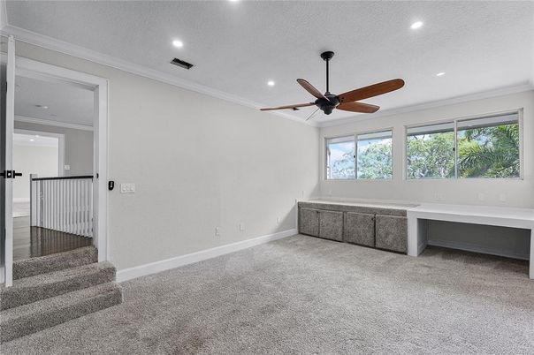 Bathroom, Empty room, Interior, Recessed Lighting