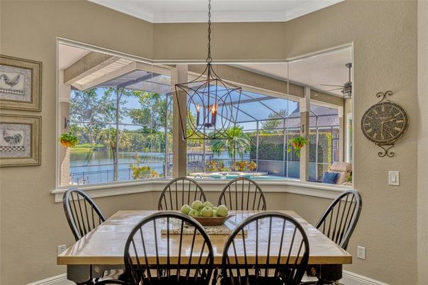 Dining room, Glass Ceilings, Interior, Pendant Lights, Sun Room, Water