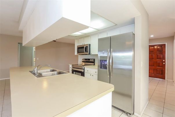 Interior, Kitchen, Recessed Lighting, Stainless Steel Appliances
