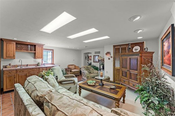 Interior, Living room, Recessed Lighting