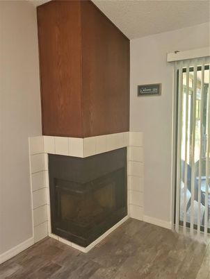 Fireplace, Interior, Wood Texture Flooring