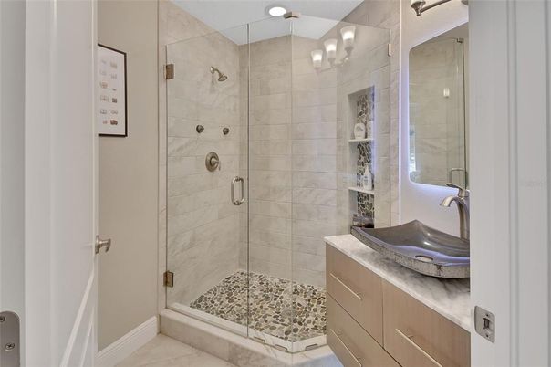 Bathroom, Glass Shower, Interior