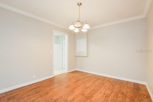 Chandelier, Empty room, Interior, Wood Texture Flooring