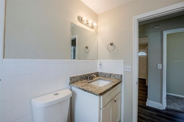 Bathroom, Interior, Wood Texture Flooring