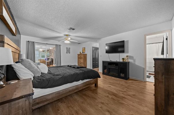 Bedroom, Interior, Wood Texture Flooring