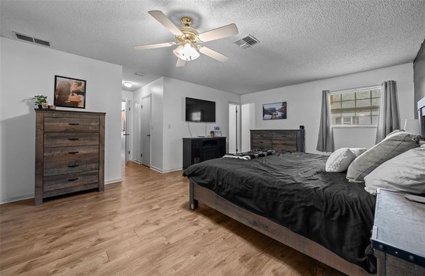 Bedroom, Interior, Wood Texture Flooring