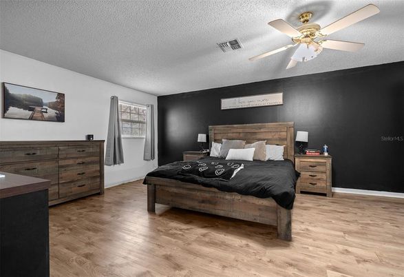 Bedroom, Interior, Wood Texture Flooring