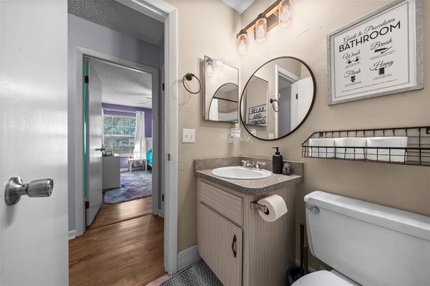 Bathroom, Interior, Wood Texture Flooring