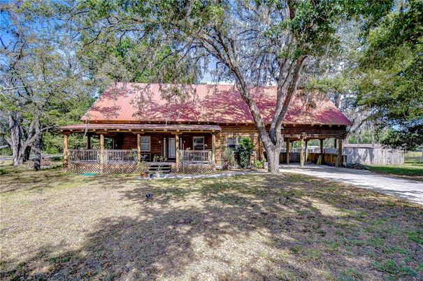 Backyard, Exterior, Facade, Log Home