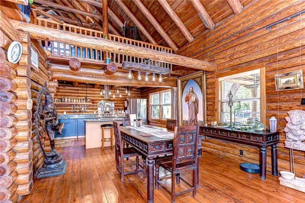 Dining room, Interior, Wooden Beams, Wooden Ceilings, Wood Texture Flooring, Wooden Walls