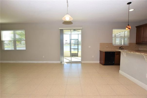 Empty room, Interior, Pendant Lights, Recessed Lighting