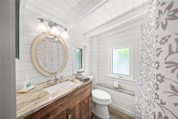 Bathroom, Interior, Wood Texture Flooring