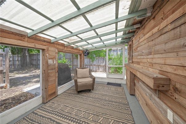 Interior, Sun Room, Wooden Walls