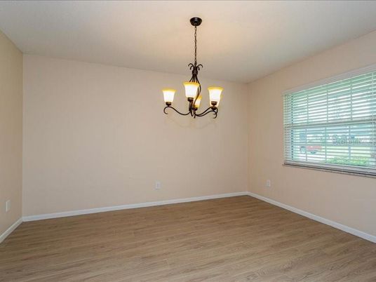 Chandelier, Empty room, Interior, Wood Texture Flooring