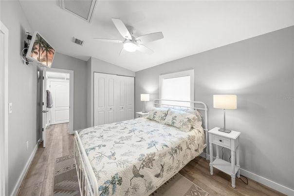 Bedroom, Interior, Wood Texture Flooring