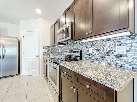 Interior, Kitchen, Recessed Lighting, Stainless Steel Appliances