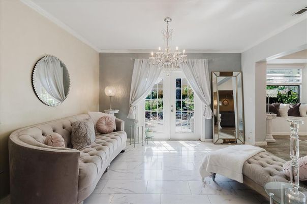 Chandelier, Interior, Living room, Marble