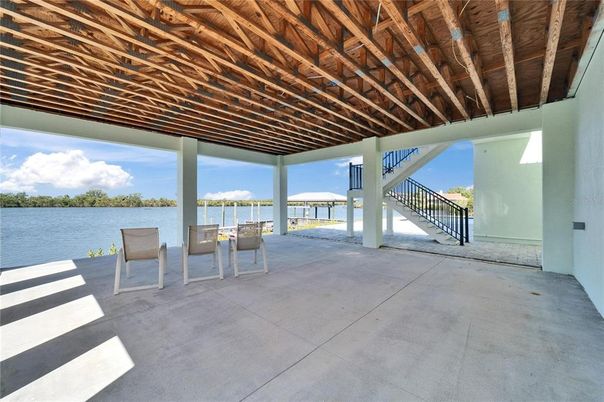 Exterior, Lake, Wooden Beams