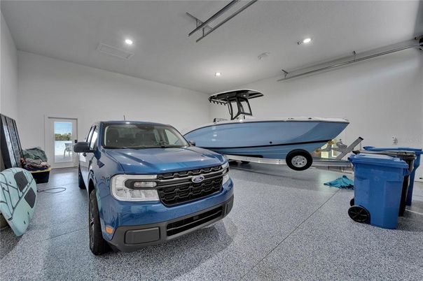 Garage, Interior, Recessed Lighting
