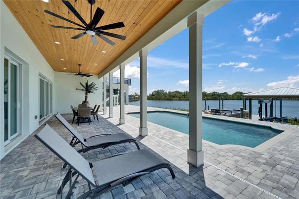 Exterior, Pool, Water, Wooden Ceilings