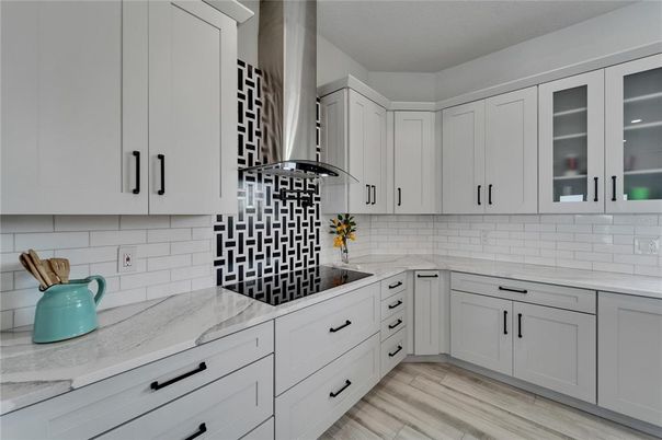 Interior, Kitchen, Wood Texture Flooring