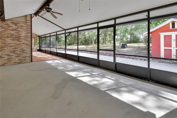 Interior, Stone Walls, Sun Room