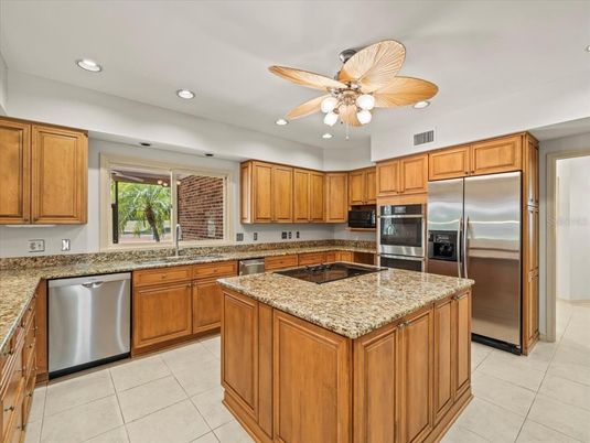 Interior, Kitchen, Recessed Lighting, Stainless Steel Appliances
