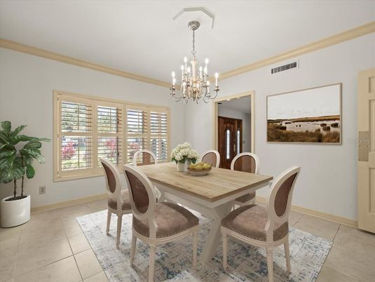 Chandelier, Dining room, Interior