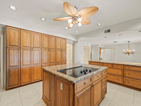 Chandelier, Interior, Kitchen, Recessed Lighting