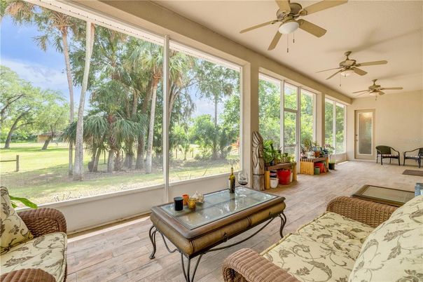 Interior, Sun Room, Wood Texture Flooring
