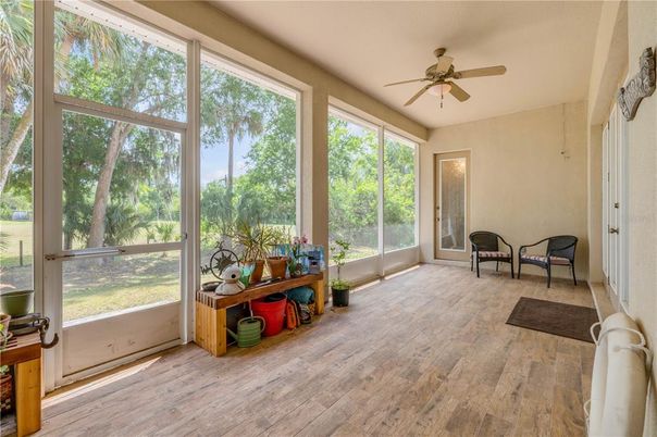 Interior, Sun Room, Wood Texture Flooring