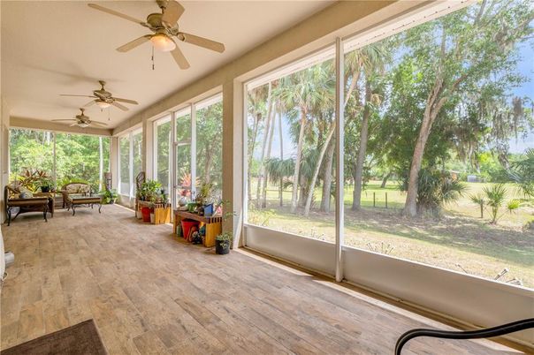 Interior, Sun Room, Wood Texture Flooring